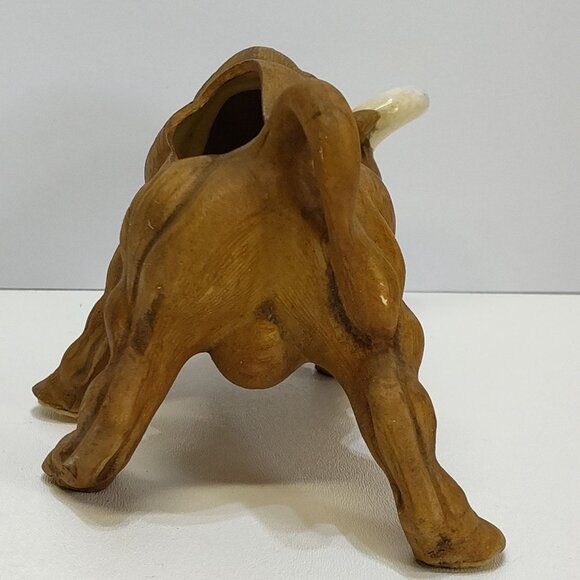 Napcoware Ceramic Bull Planter Sculpture MidCentury Modern C-4889 No Chips Dirty - Picture 5 of 13